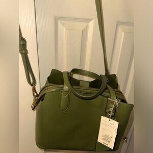 Brand new A new day olive green crossbody adjustable strap purse